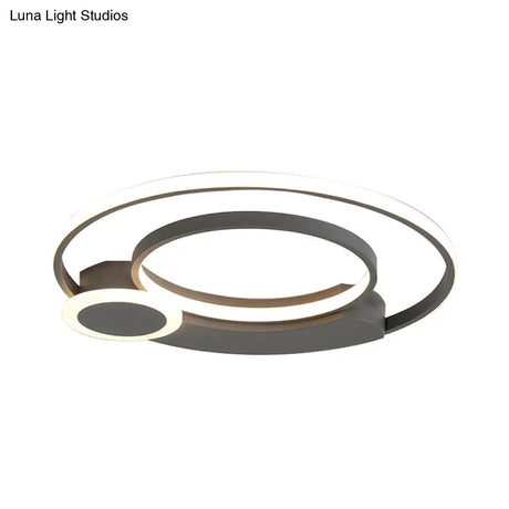 Acrylic Led Ceiling Light For Living Rooms - Simple & Eye - Caring