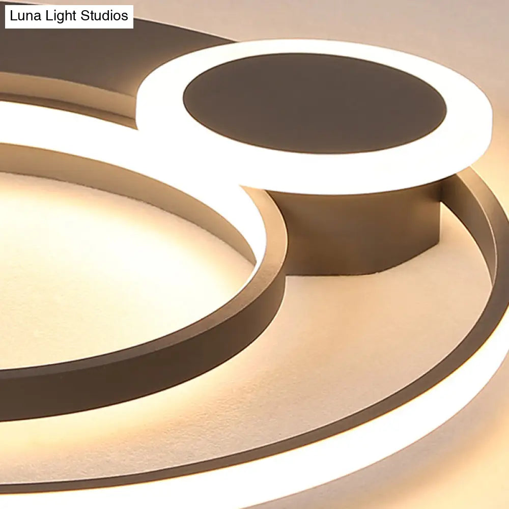Acrylic Led Ceiling Light For Living Rooms - Simple & Eye - Caring