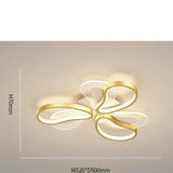 Acrylic Living Room Ceiling Lamp Led Petal Shaped Bedroom Modern Simple Household Restaurant