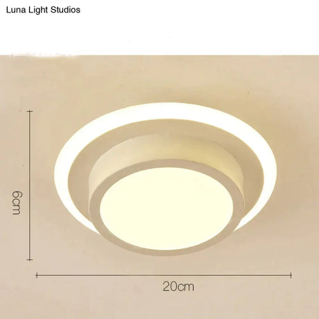 Acrylic Modern Led Ceiling Lights For Corridor Entrance Of Home Lamp Plafonnier Luminaria Lamparas