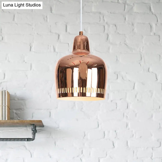 Adjustable Mirror Bell Pendant Lamp For Modern Living Rooms