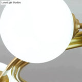 Aimee - Nordic Creative Rotate Bedroom Room Lamp Room Copper Ceiling Lamp Ceiling