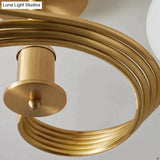 Aimee - Nordic Creative Rotate Bedroom Room Lamp Room Copper Ceiling Lamp Ceiling