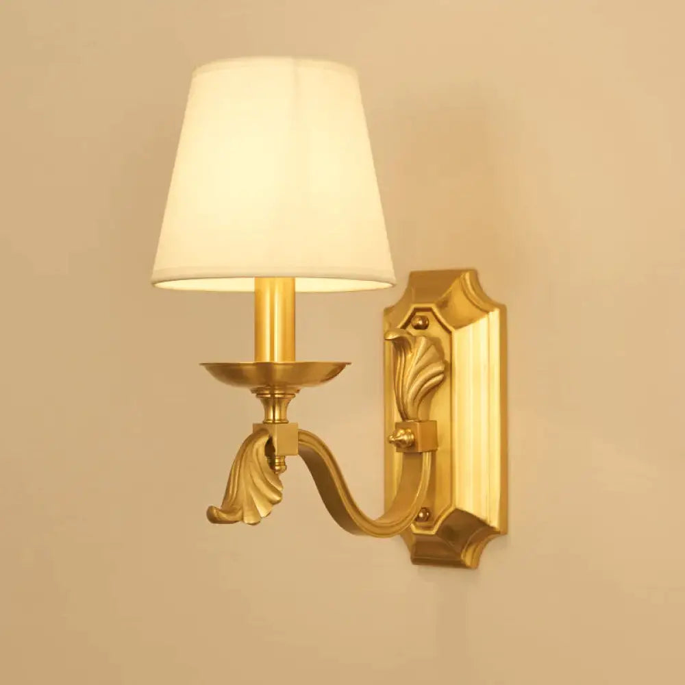All Copper Wall Lamp Creative Personality Living Room Bedroom Bedside Corridor Single-Head Wall
