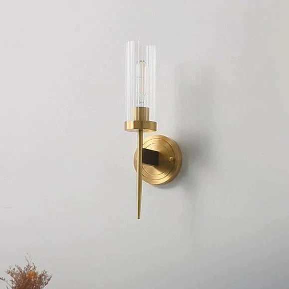 Amerikanischen Modernen Minimalistischen Licht Luxus Schlafzimmer Lampen Alle Kupfer Wand Lampen