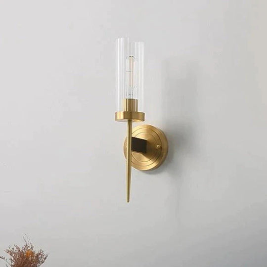 Amerikanischen Modernen Minimalistischen Licht Luxus Schlafzimmer Lampen Alle Kupfer Wand Lampen