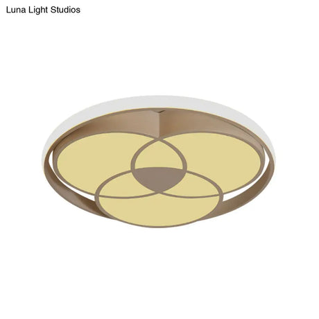 Art Deco Acrylic Flush Mount Ceiling Light For Bedroom