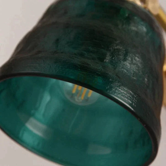 Art Living Room Bedroom Balcony Mirror Bedside Brass Copper Wall Lamp Copper Wall Lamps