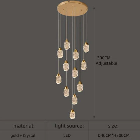 Astrea - Modern Led Crystal Chandelier