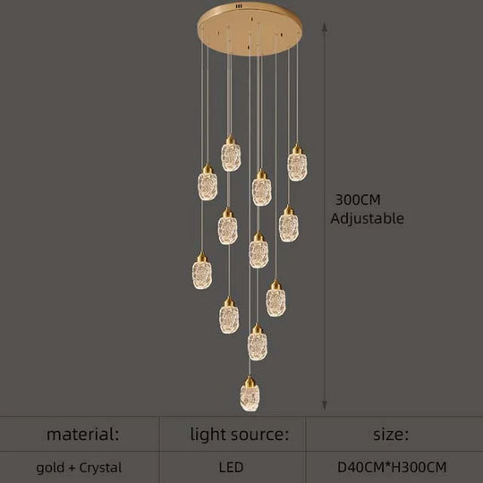Astrea - Modern Led Crystal Chandelier