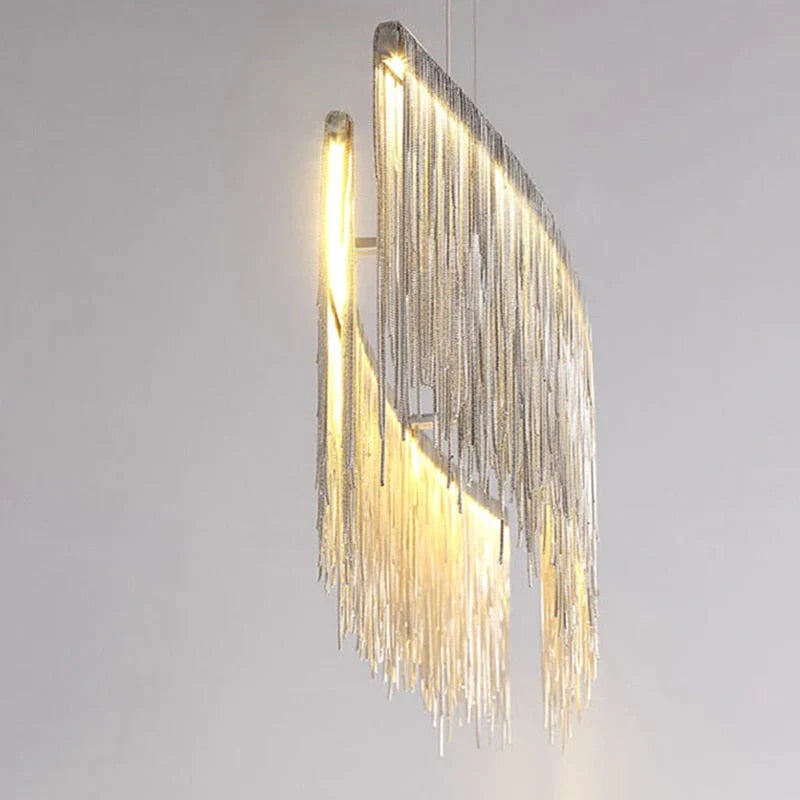 Aurora - Rechteckiger LED-Kronleuchter