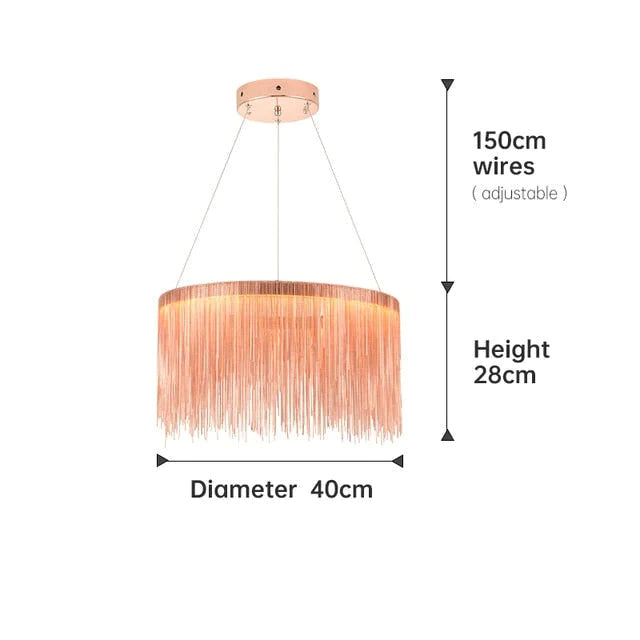 Aurora - Rechteckiger LED-Kronleuchter