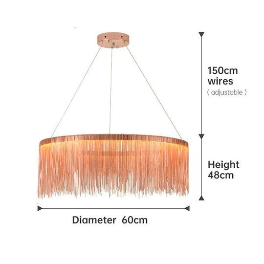 Aurora - Rechteckiger LED-Kronleuchter