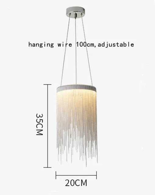 Aurora - Rechteckiger LED-Kronleuchter