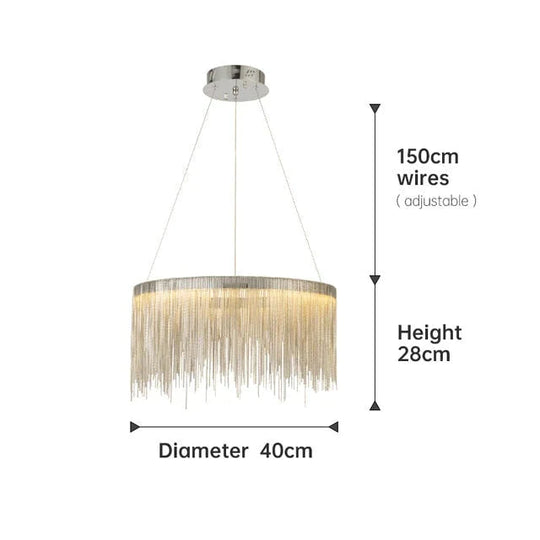 Aurora - Rechteckiger LED-Kronleuchter