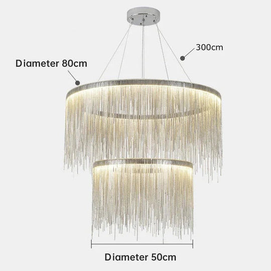 Aurora - Rechteckiger LED-Kronleuchter