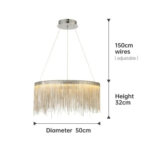 Aurora - Rechteckiger LED-Kronleuchter