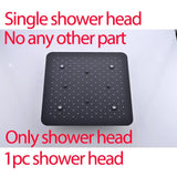 Bathroom 20inch 50x50cm Shower Head Panel Faucet Rain Mist Laterfal Jets Thermostatic Valve Mixer System SPA Massage