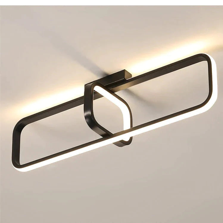 Schlafzimmerlampe Moderne einfache kreative warme Home Study Wohnzimmerlampe LED Deckenleuchte