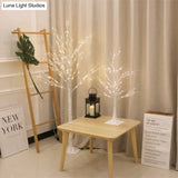 Birch Tree Lights Glow Led Christmas Simulation New Year 0.6M Desktop(24 Lamps) Floor Lamps