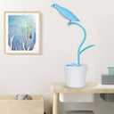 Bird Shaped Desk Light - Eye-Caring 1 Head Macaron Loft Reading For Kids Bedroom Blue