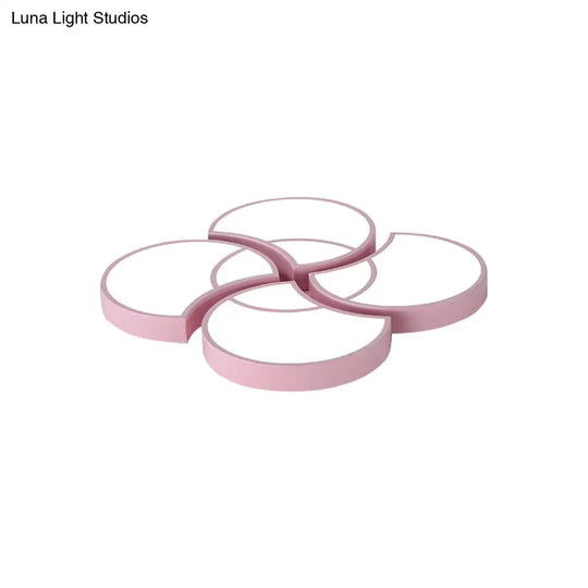 Blossom Girls Bedroom Ceiling Lamp - 4 - Head Led Acrylic Mount Light