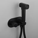 Brush Rose Gold Hand Held Bidet Sprayer Douche Toilet Kit Brass Bidet Faucet Set Hot and Cold Valve Set Jet Bathroom