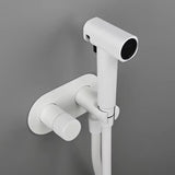 Brush Rose Gold Hand Held Bidet Sprayer Douche Toilet Kit Brass Bidet Faucet Set Hot and Cold Valve Set Jet Bathroom