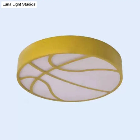 Cartoon Basketball Ceiling Lamp For Baby’s Room And Hallway