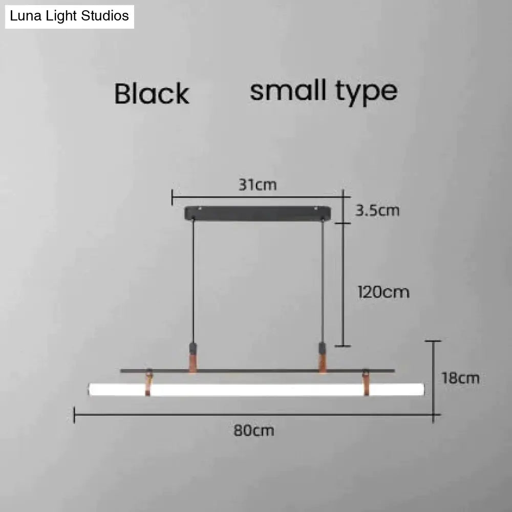 Casia V - Modern Linear LED Bar Pendant Lamp For Dinning Room Kitchen Office Space pendant Light