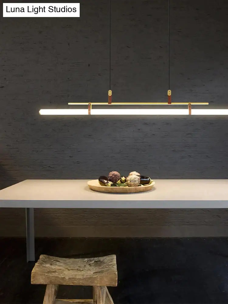 Casia V - Modern Linear LED Bar Pendant Lamp For Dinning Room Kitchen Office Space pendant Light