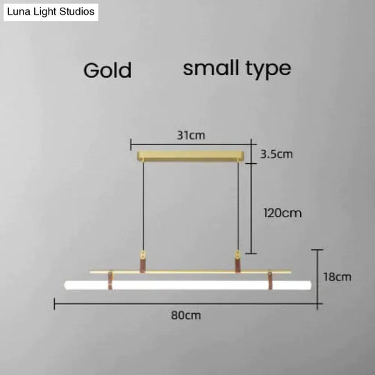 Casia V - Modern Linear LED Bar Pendant Lamp For Dinning Room Kitchen Office Space pendant Light