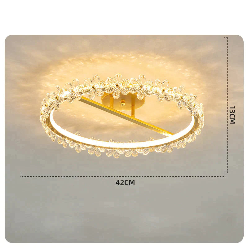 Ceiling Lamp Atmosphere Light Luxury Living Room Crystal Dining Creative Personality In The Bedroom