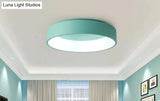 Ceiling Led Lights For Dining Room Kitchen Fixtures Ring Modern Black Bedroom Lighting Indoor Home