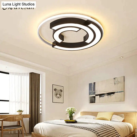Ceiling Lights Round Shape LED Ceiling Light For Bedroom Kids Luminaire Creative Lighting Fixture Kids Room Lighting