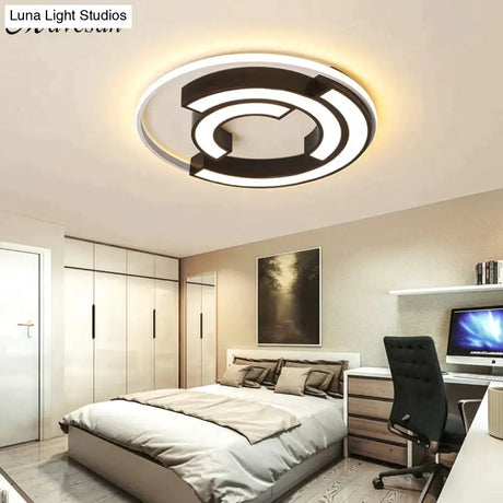 Ceiling Lights Round Shape LED Ceiling Light For Bedroom Kids Luminaire Creative Lighting Fixture Kids Room Lighting