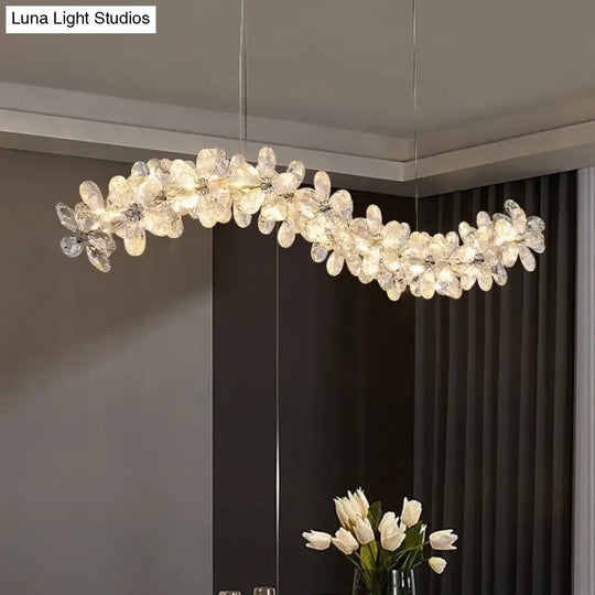 Celestia Modern Petal Crystal Chandelier – Luxury Chandelier