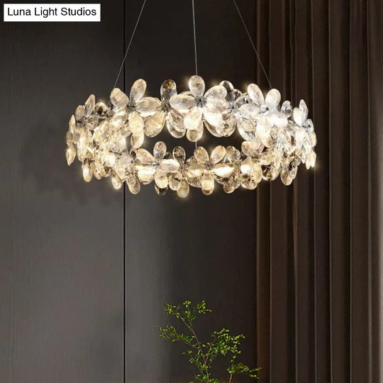 Celestia Modern Petal Crystal Chandelier – Luxury Chandelier
