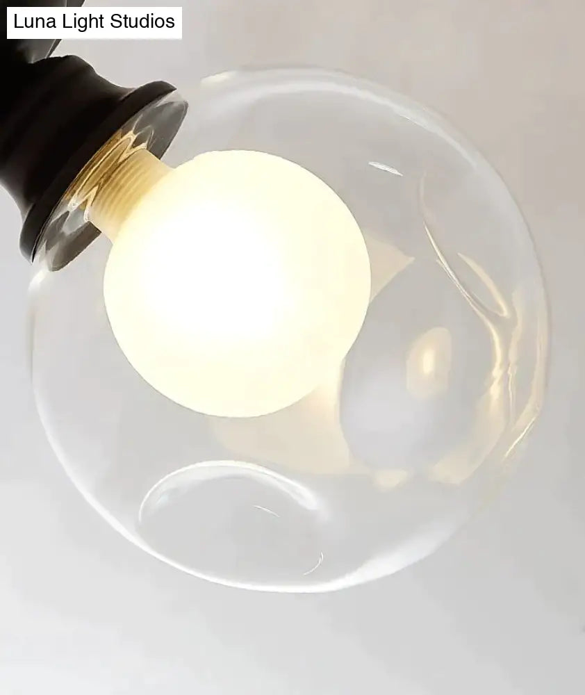 Chana - Modern Minimalist Glass Bulb Lamp Ceiling Lamp Ceiling