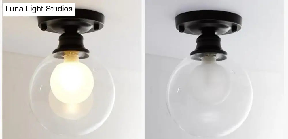 Chana - Modern Minimalist Glass Bulb Lamp Ceiling Lamp Ceiling
