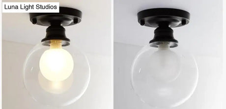 Chana - Modern Minimalist Glass Bulb Lamp Ceiling Lamp Ceiling