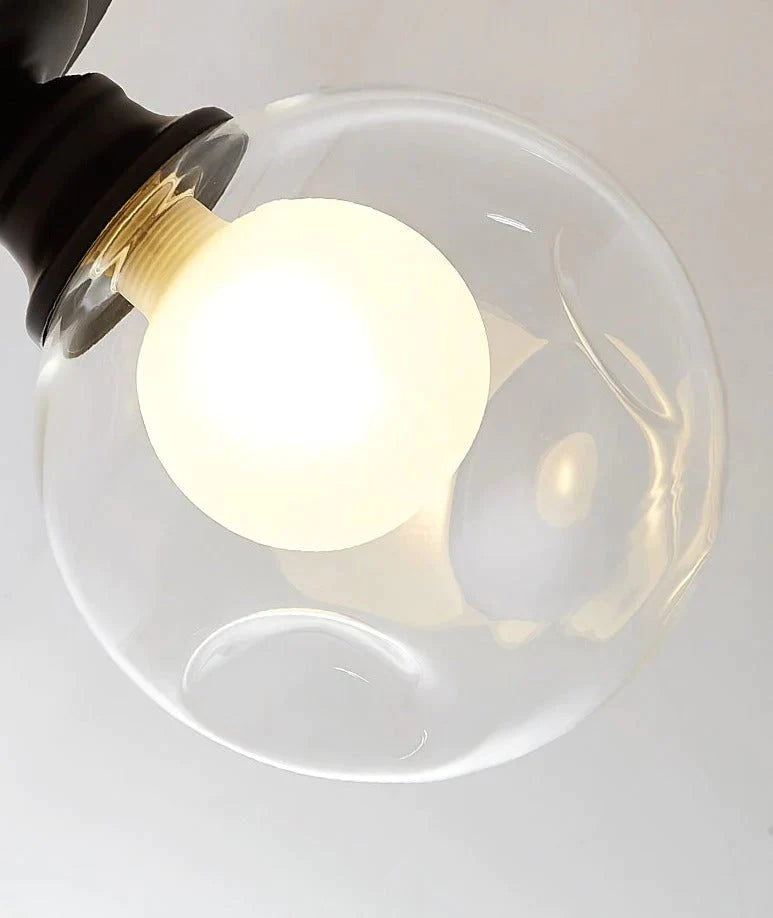 Chana – Moderne, minimalistische Deckenlampe mit Glasbirne