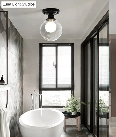 Chana - Modern Minimalist Glass Bulb Lamp Ceiling Lamp Ceiling