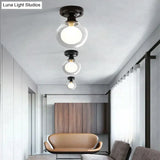 Chana - Modern Minimalist Glass Bulb Lamp Ceiling Lamp Ceiling