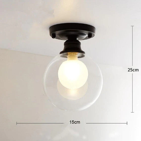 Chana - Modern Minimalist Glass Bulb Lamp Ceiling