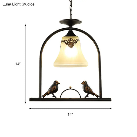 Classic Black Metal Pendant Light With Cone Shade - Ideal For Living Rooms