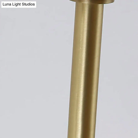 Clear Crystal Dome Wall Light Fixture - Modern Brass Finish 1/2-Light Living Room Lamp