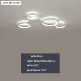 Coffee Or White Finish Modern Led Ceiling Lights For Living Room Master Bedroom Home Deco Lamp