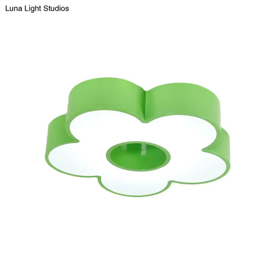Colorful Acrylic Flower Led Ceiling Light For Kindergarten