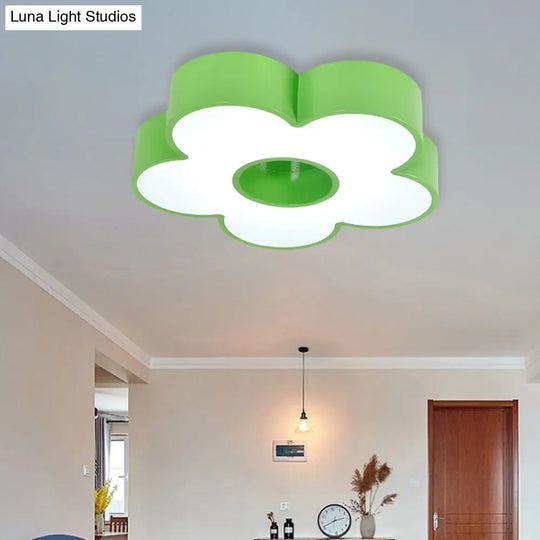 Colorful Acrylic Flower Led Ceiling Light For Kindergarten